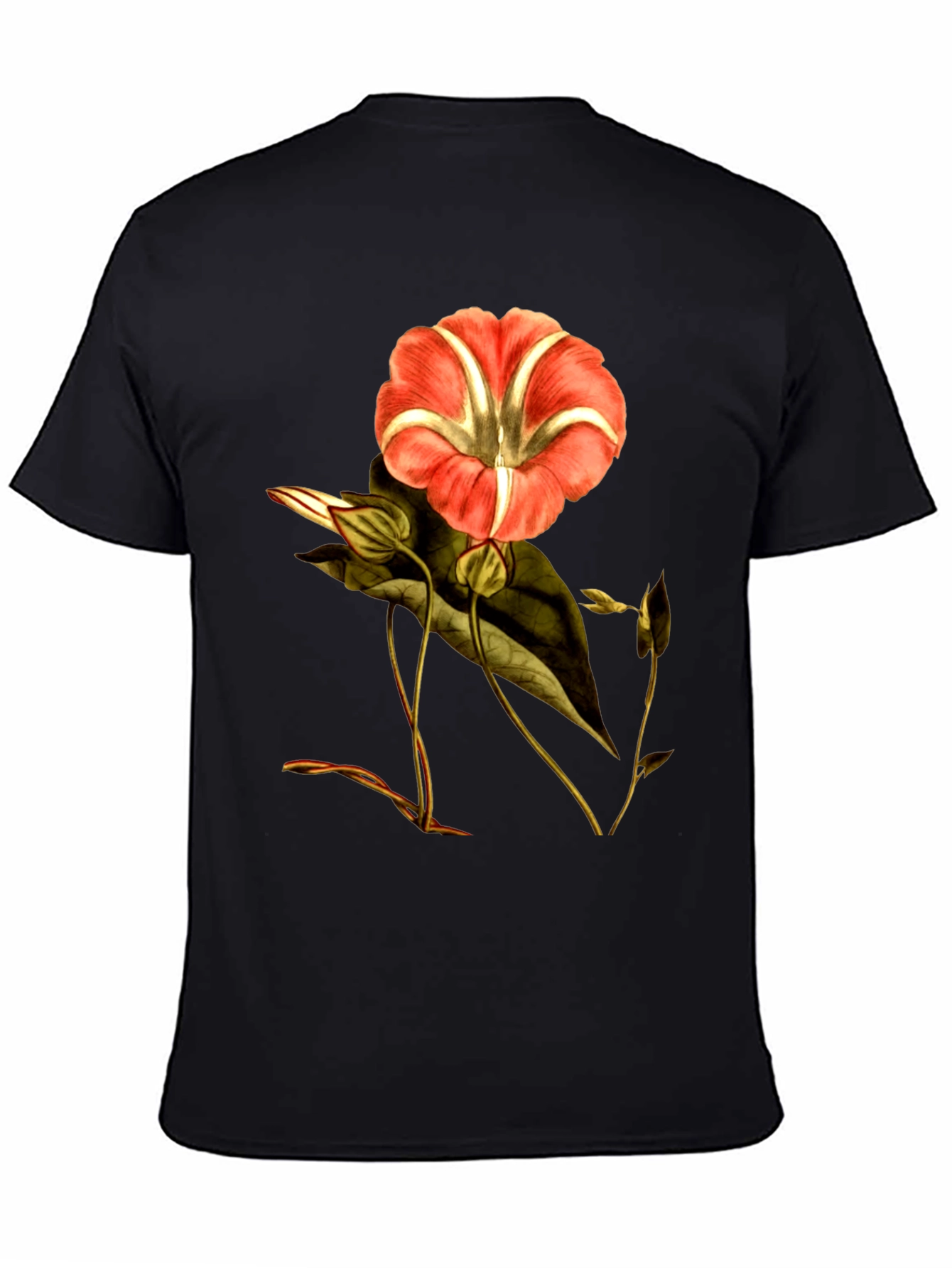 Floral Print Crew Neck T-Shirt