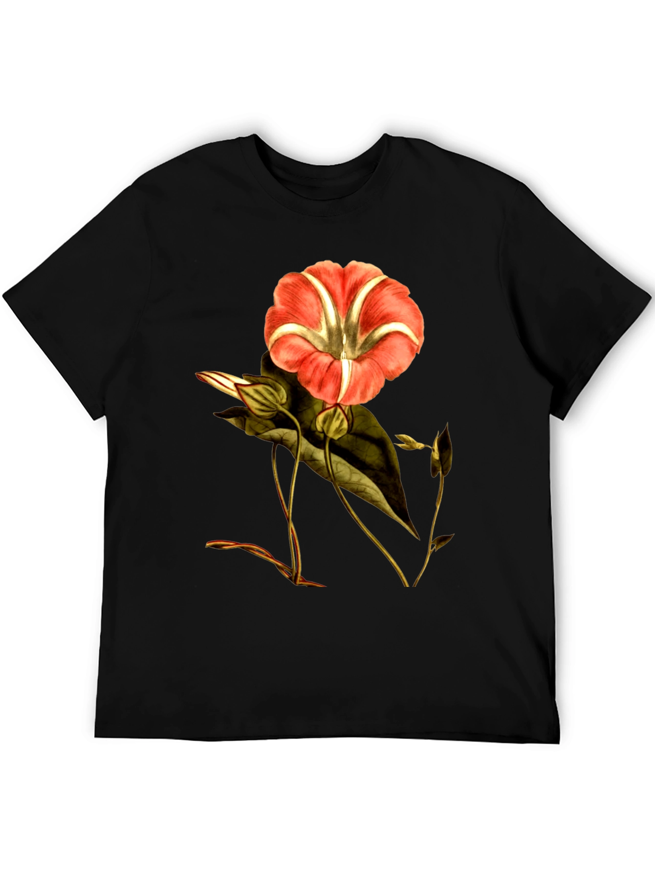Floral Print Crew Neck T-Shirt