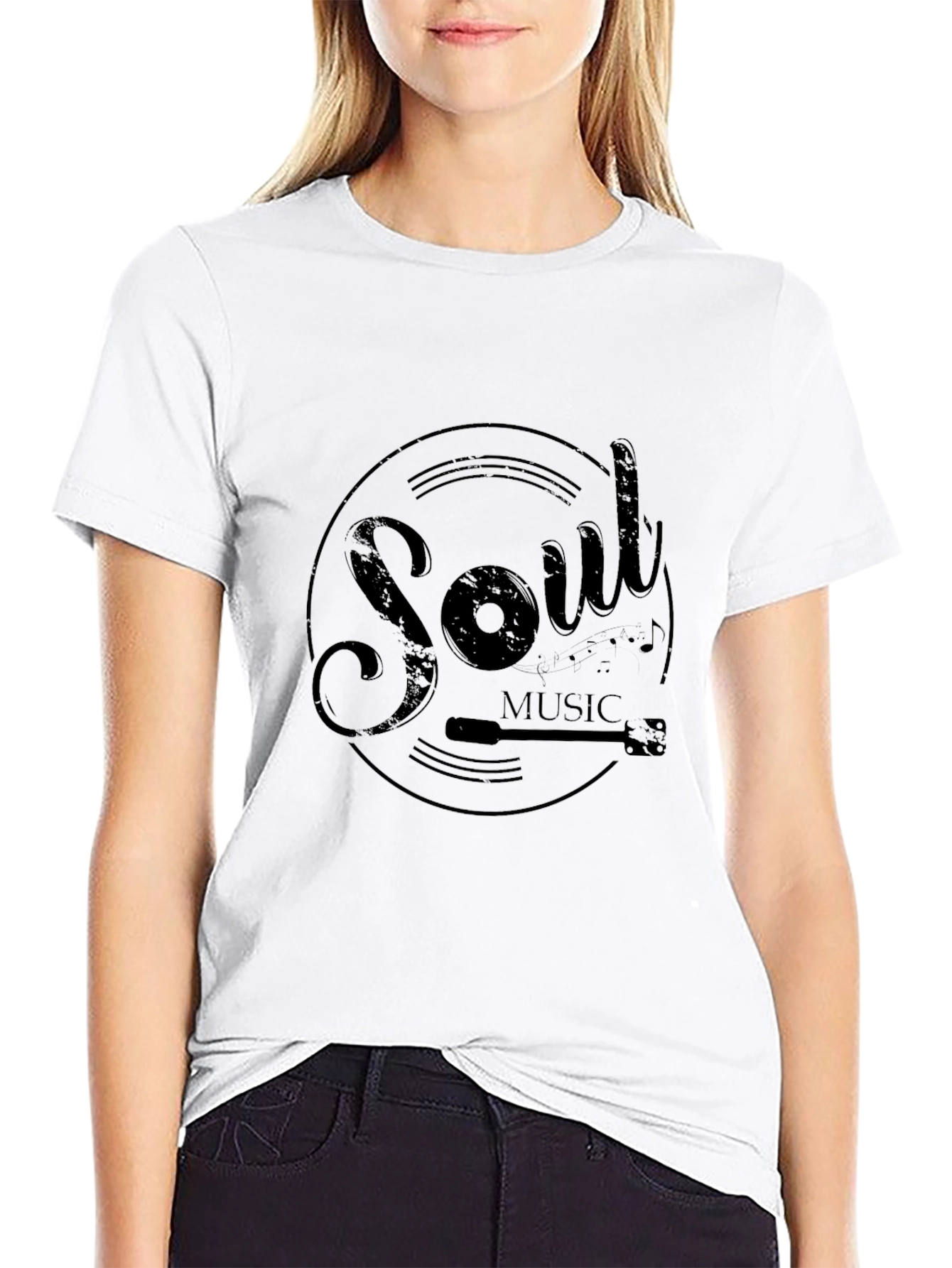 Soul Music Record Graphic Tee