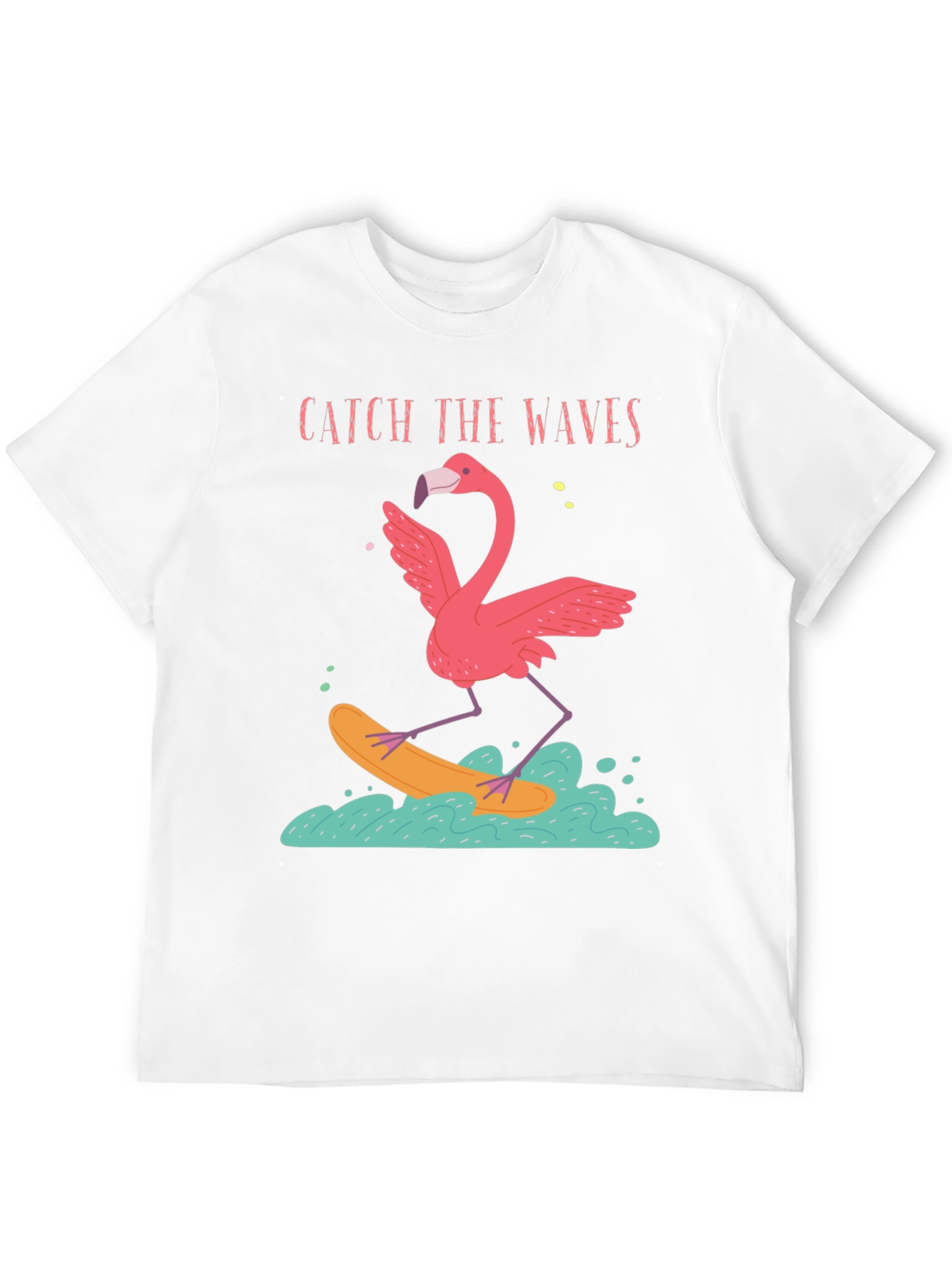 Catch the Waves Flamingo T-Shirt