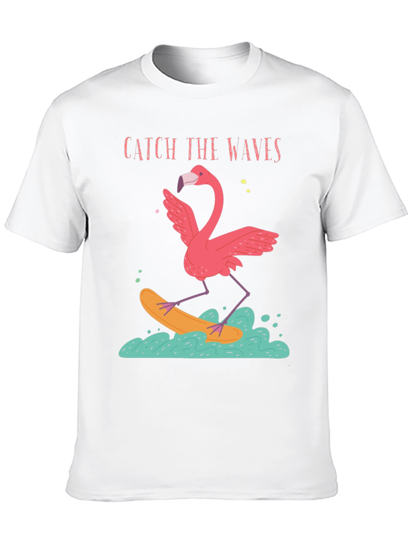 Catch the Waves Flamingo T-Shirt