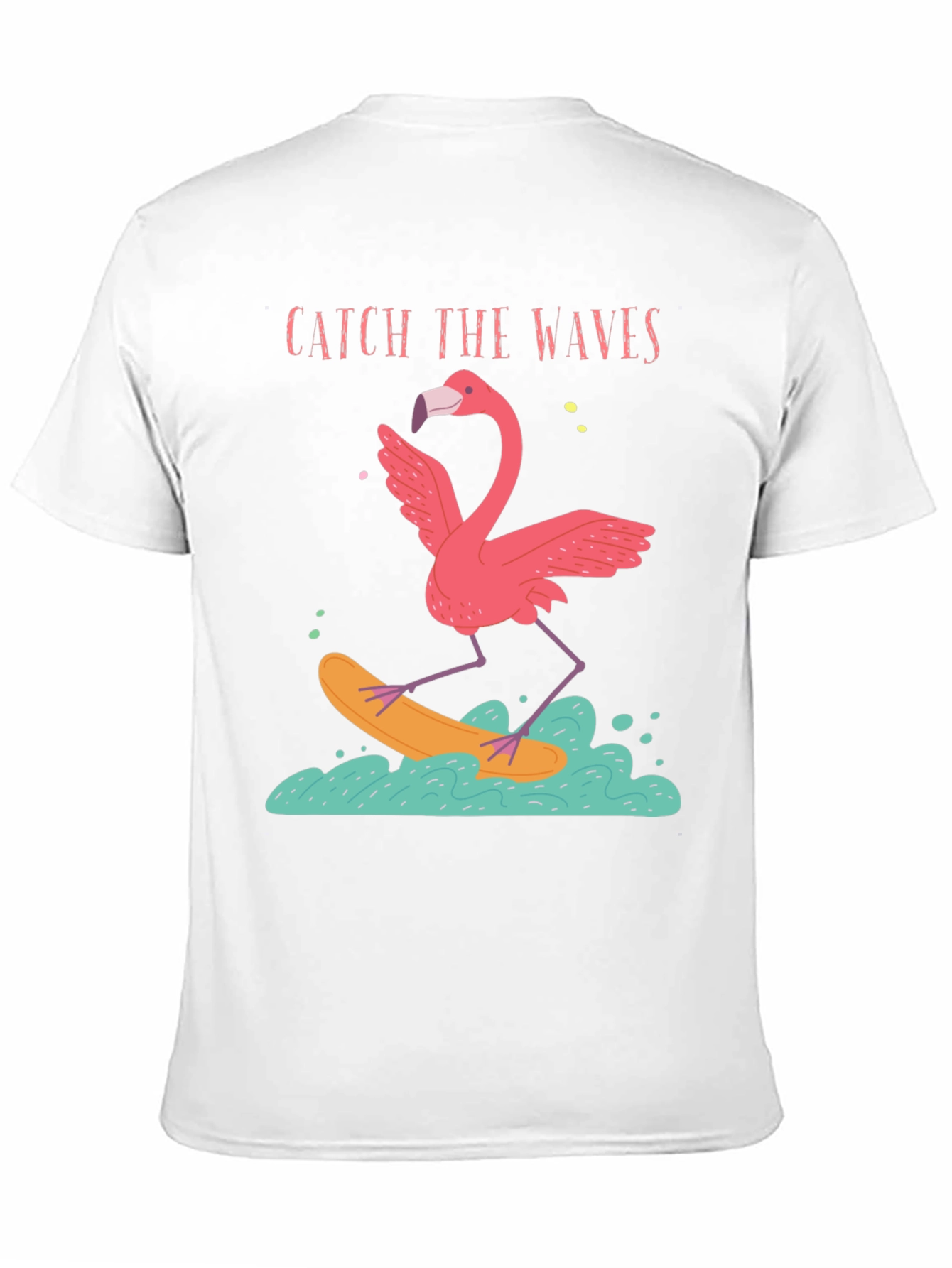 Catch the Waves Flamingo T-Shirt