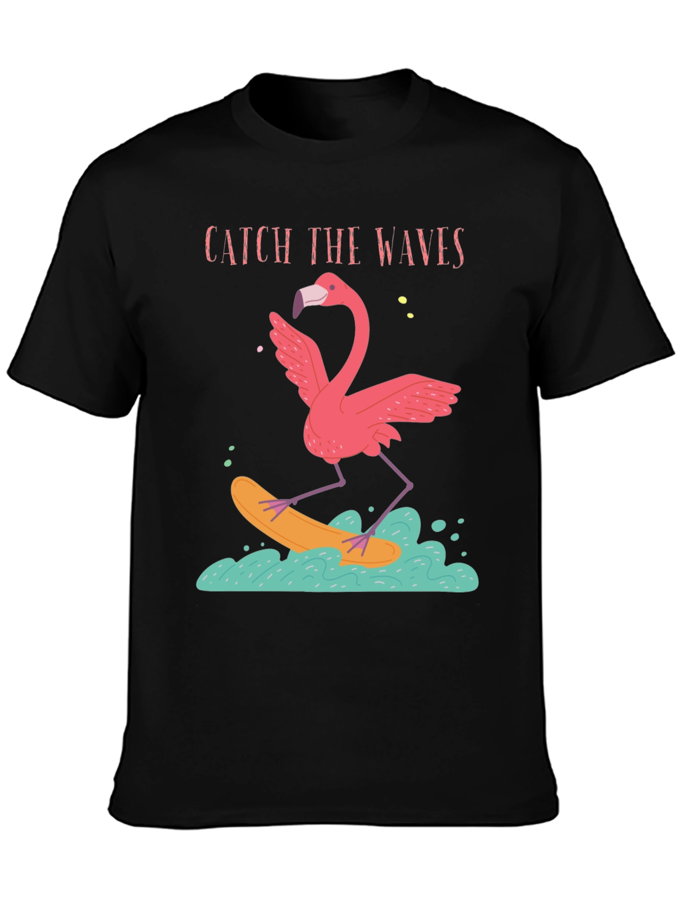 Catch the Waves Flamingo T-Shirt