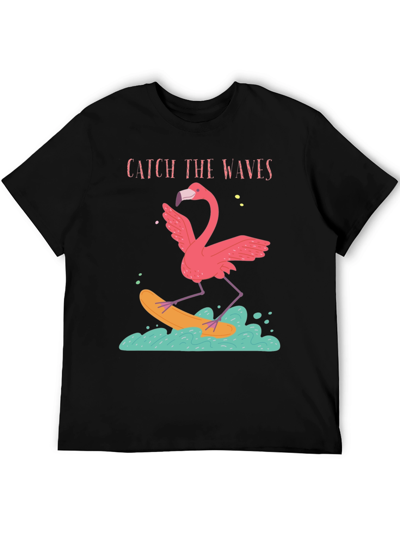 Catch the Waves Flamingo T-Shirt