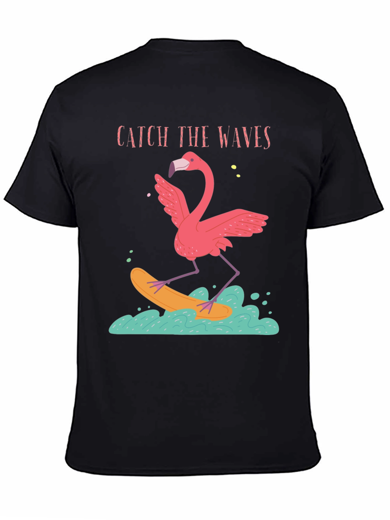 Catch the Waves Flamingo T-Shirt