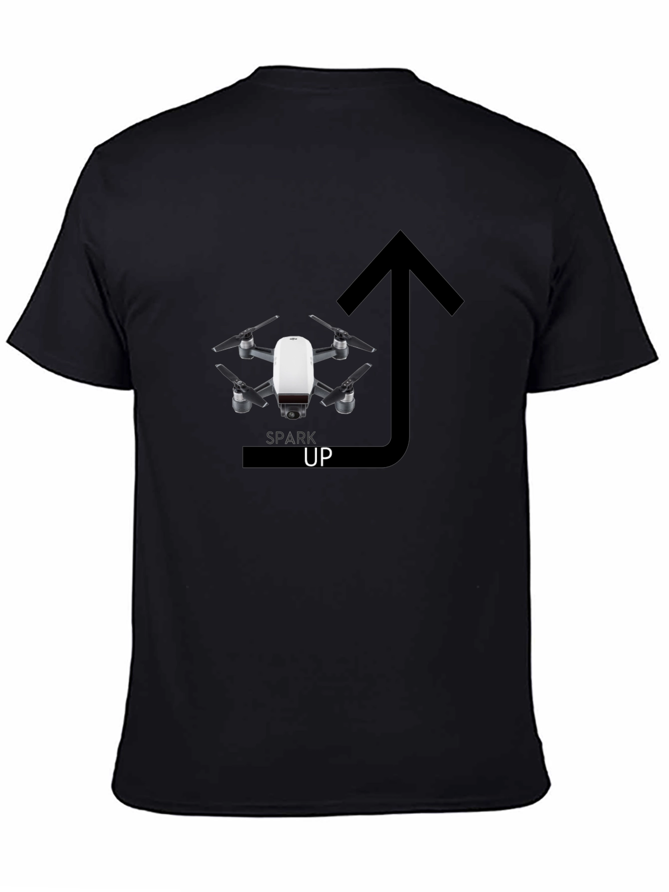 Spark Up Drone T-Shirt - Stylish Graphic Tee