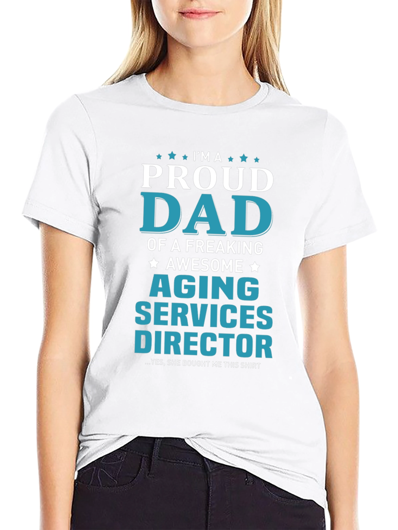 Proud Aging Services Director Dad T-Shirt