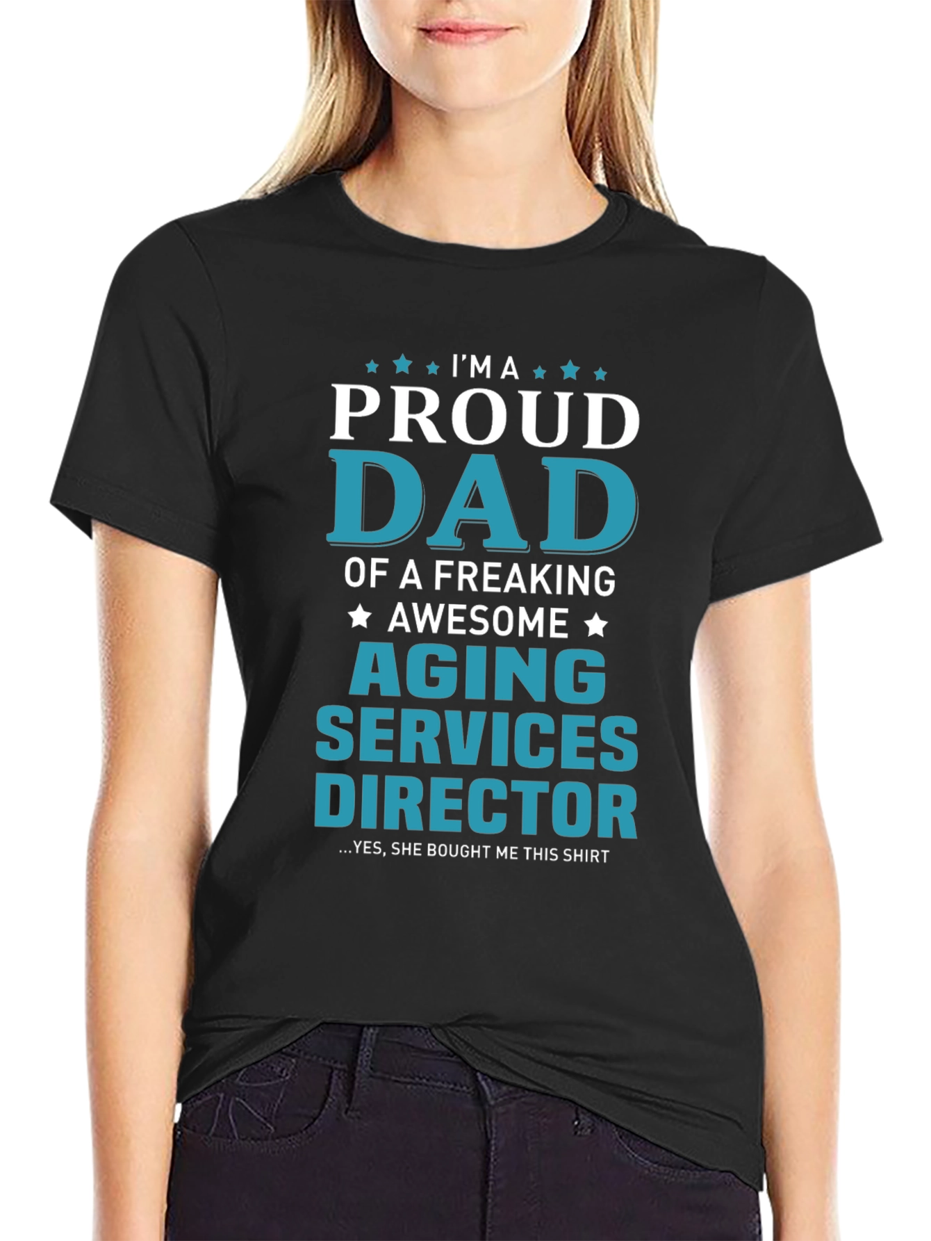 Proud Aging Services Director Dad T-Shirt