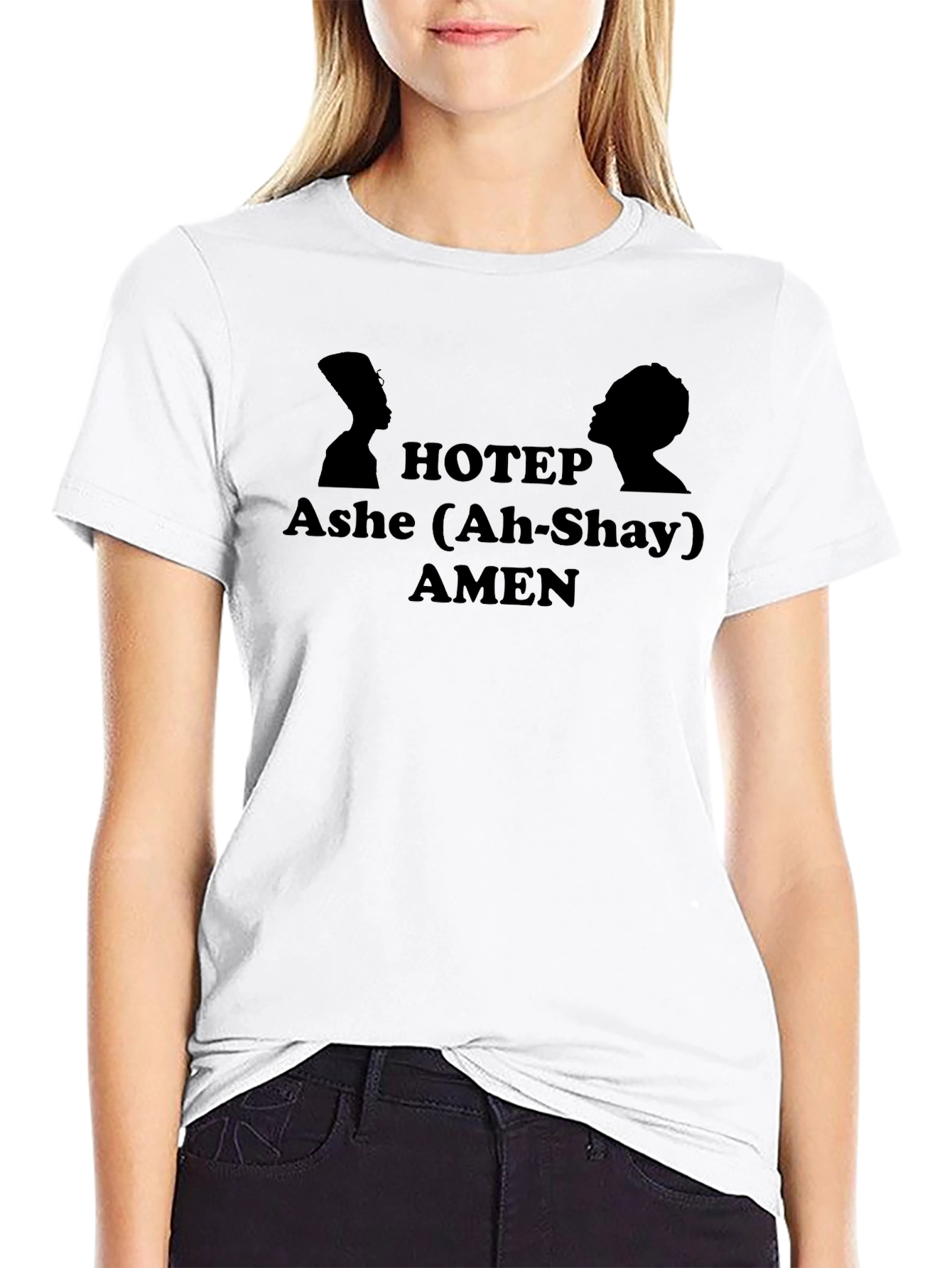 Hotep Ashe Amen T-Shirt - Unisex Black Tee