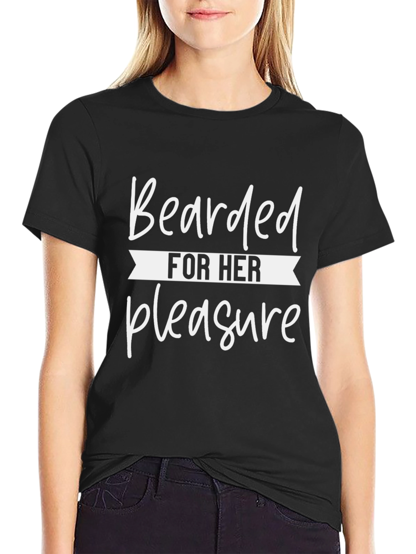 Bearded For Her Pleasure Graphic Tee