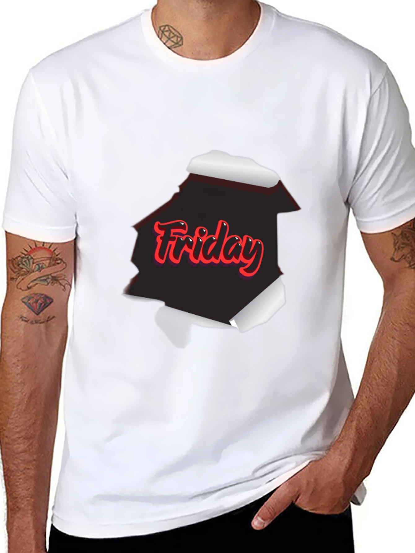 Friday Graphic T-Shirt - Black
