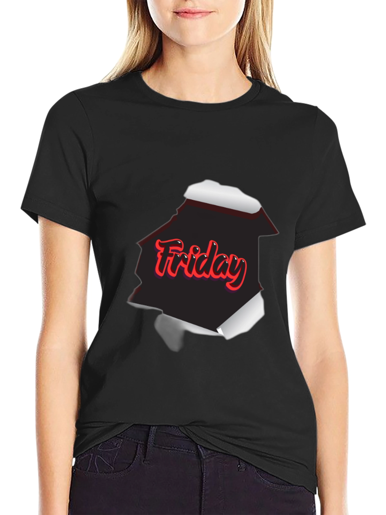 Friday Graphic T-Shirt - Black