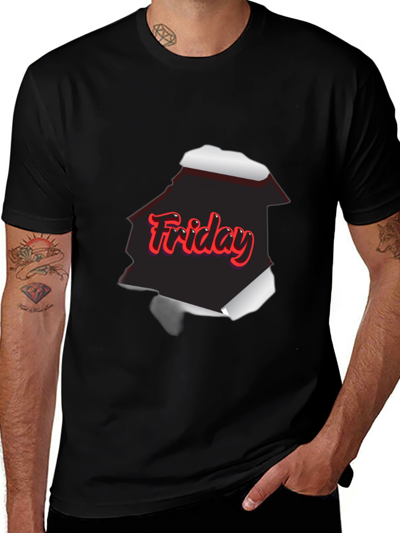 Friday Graphic T-Shirt - Black