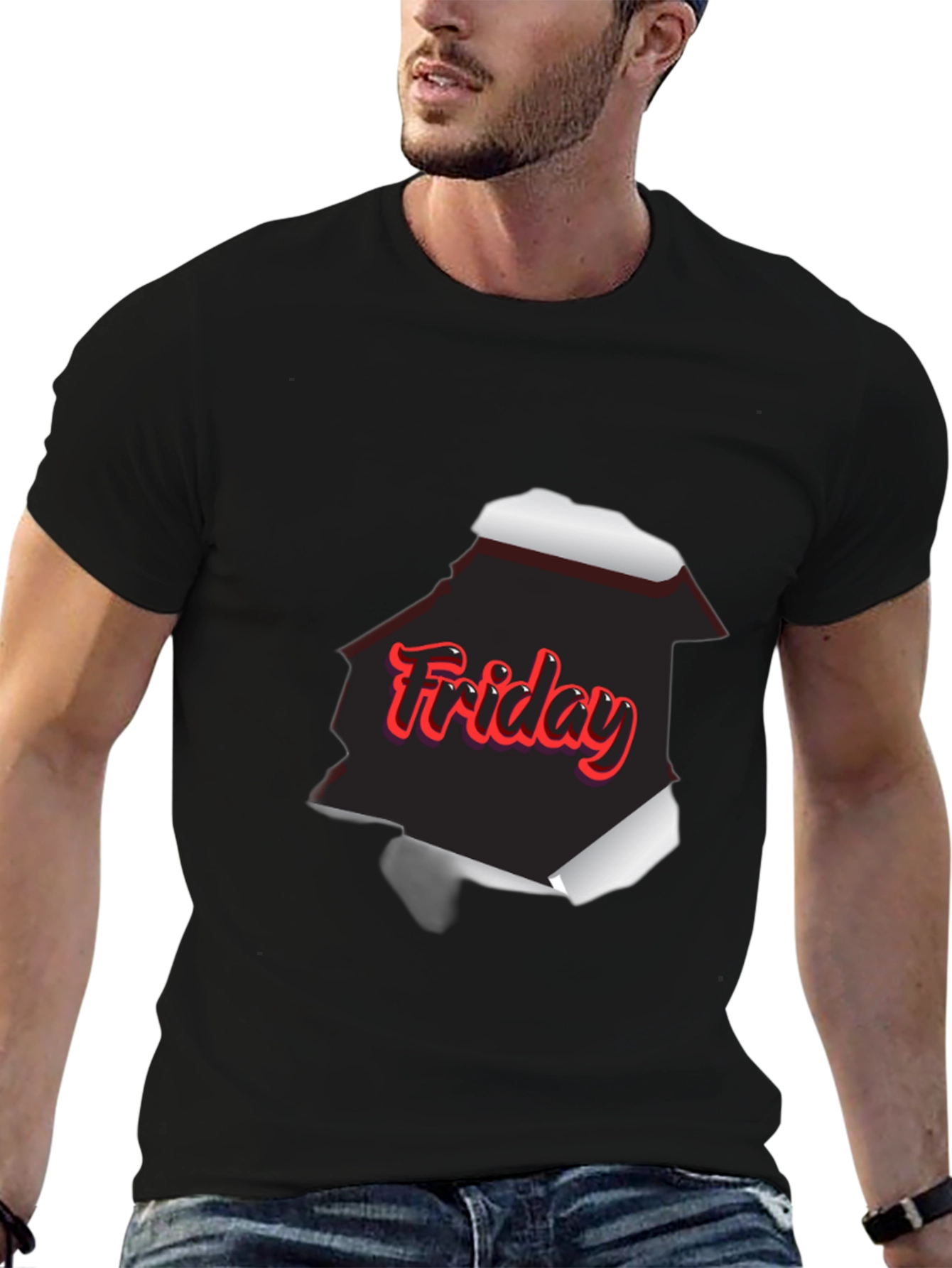 Friday Graphic T-Shirt - Black