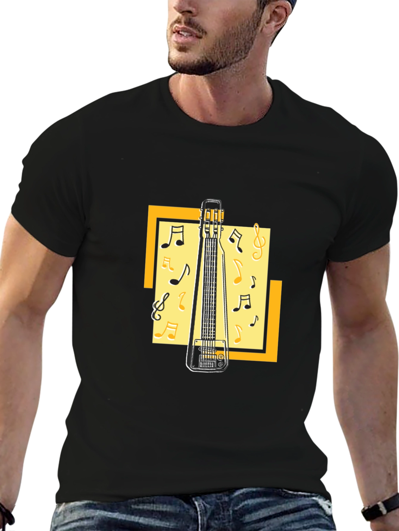 Musicians Lap Steel Guitar Tee