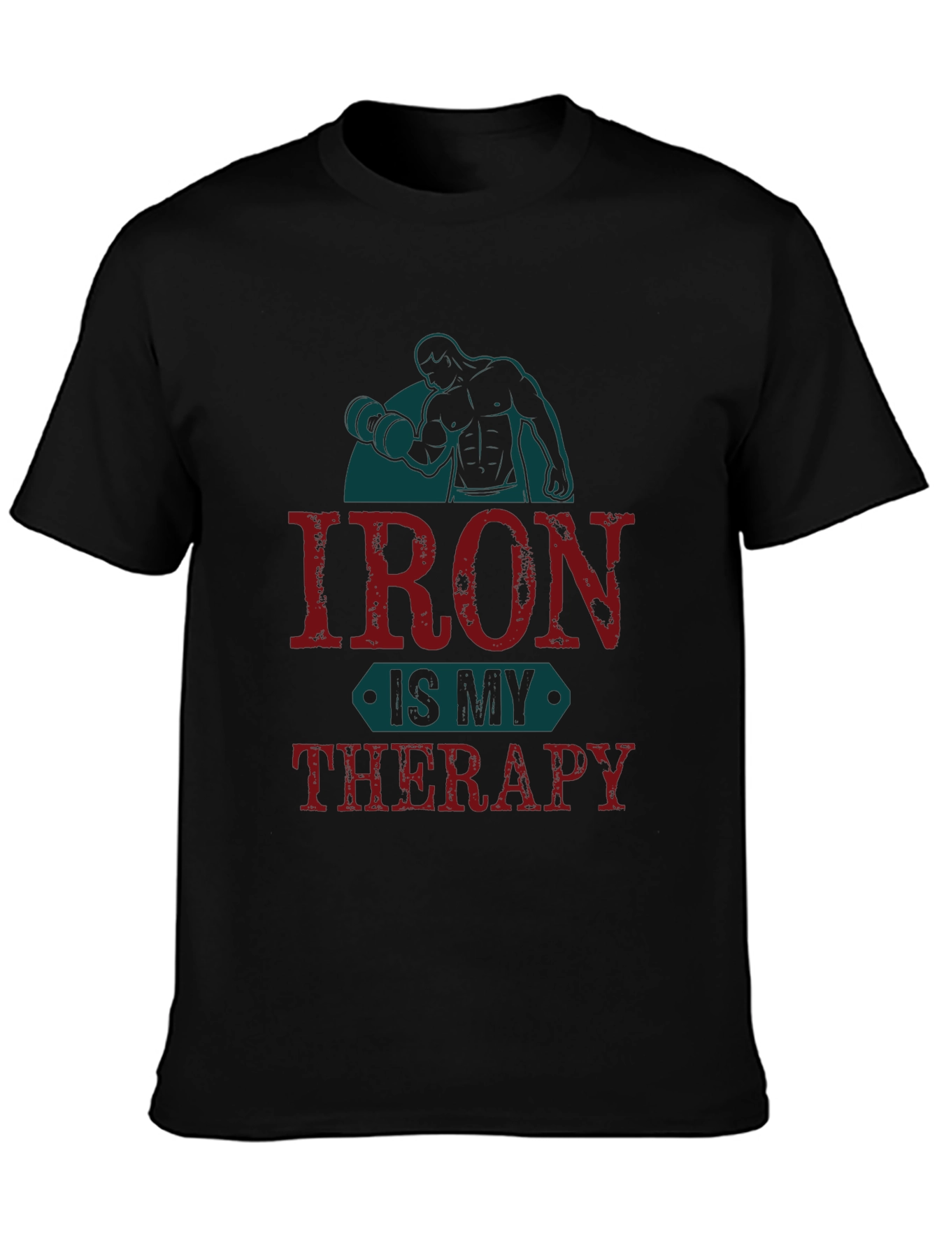 Iron Is My Therapy Graphic T-Shirt