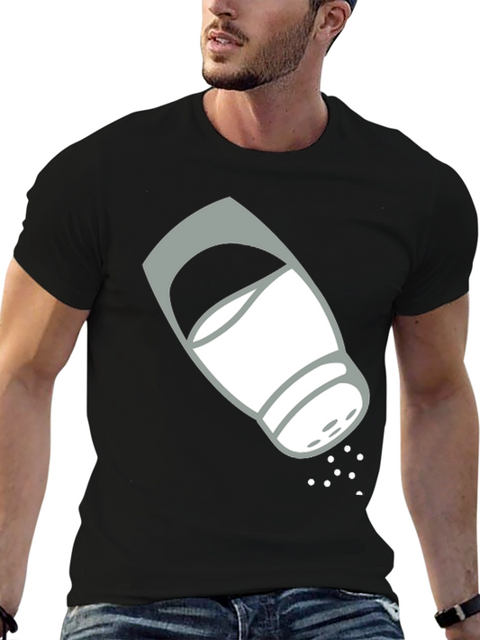 Salt Shaker Graphic Tee - Trendy Novelty T-Shirt