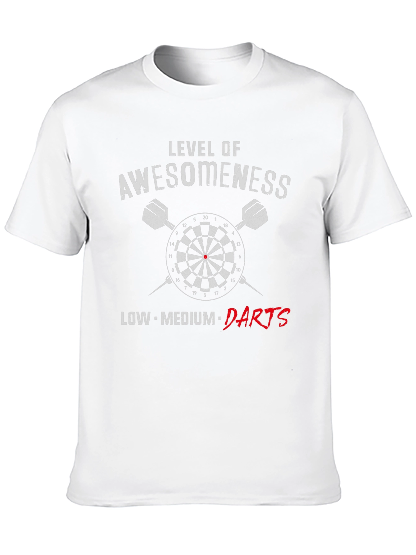 Awesomeness Level Darts Graphic Tee