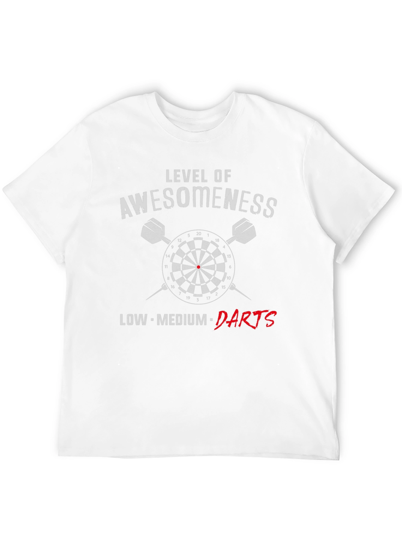 Awesomeness Level Darts Graphic Tee