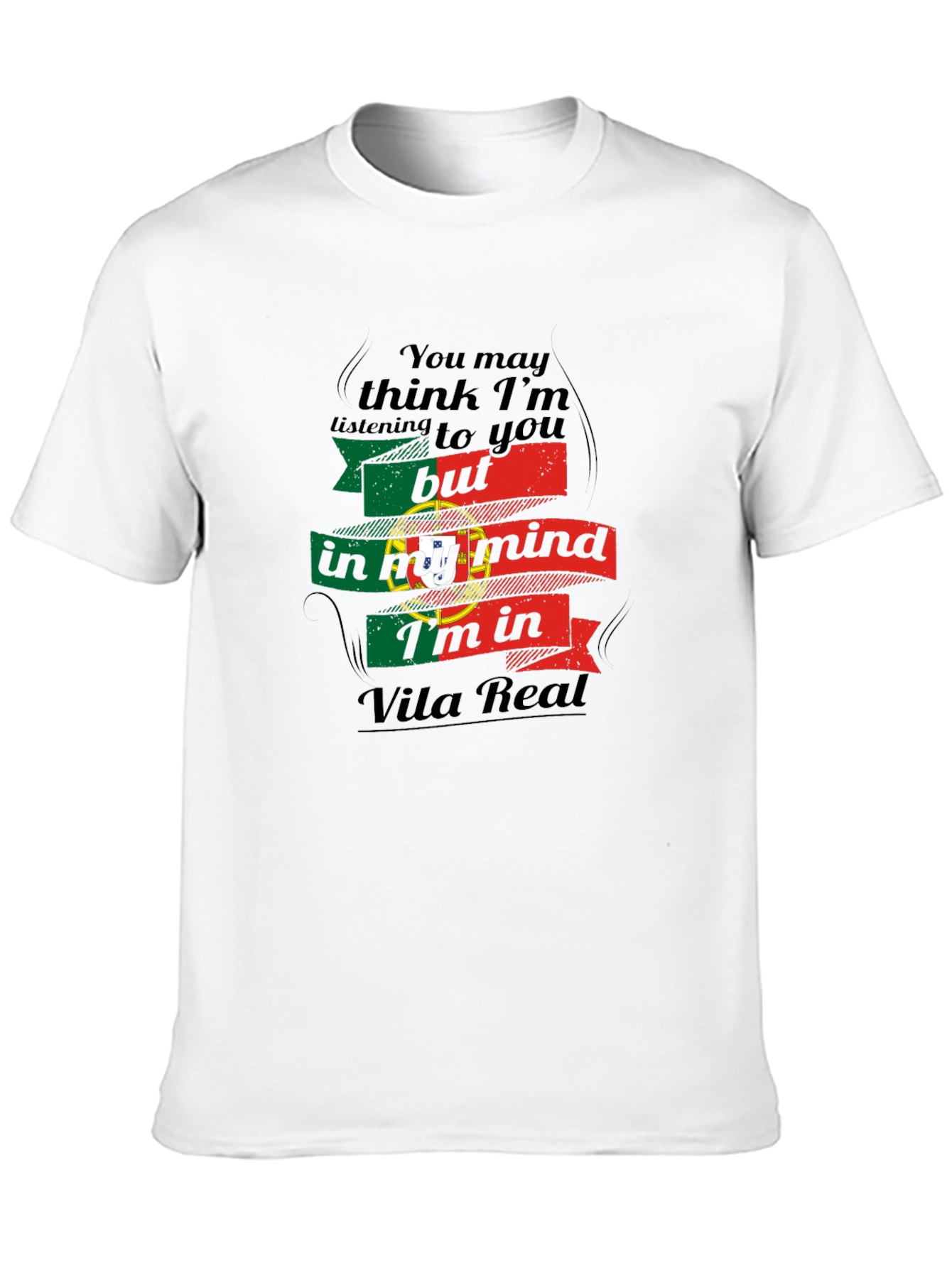 Portugal Vila Real Mind T-Shirt - Black