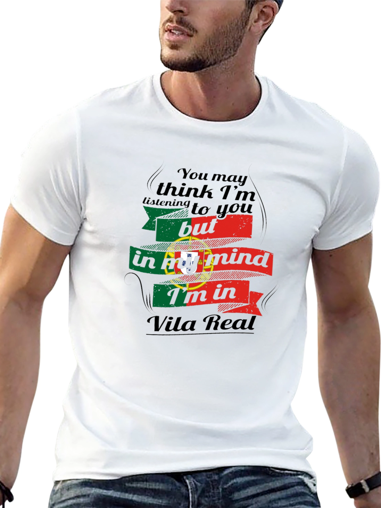 Portugal Vila Real Mind T-Shirt - Black