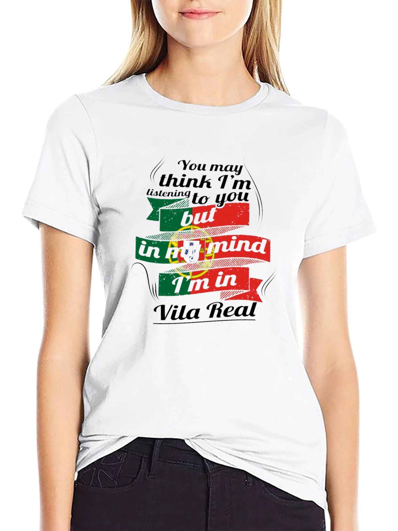 Portugal Vila Real Mind T-Shirt - Black