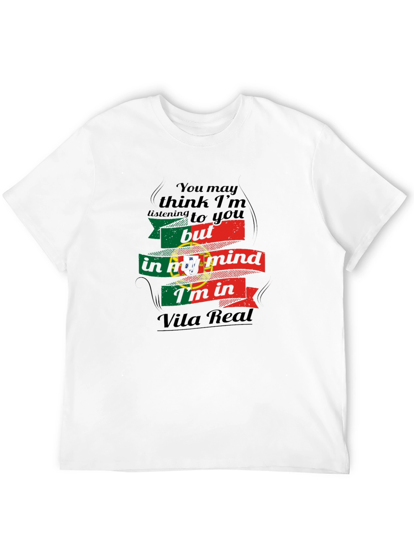 Portugal Vila Real Mind T-Shirt - Black