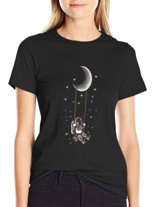 Astronaut on Moon Swing T-Shirt
