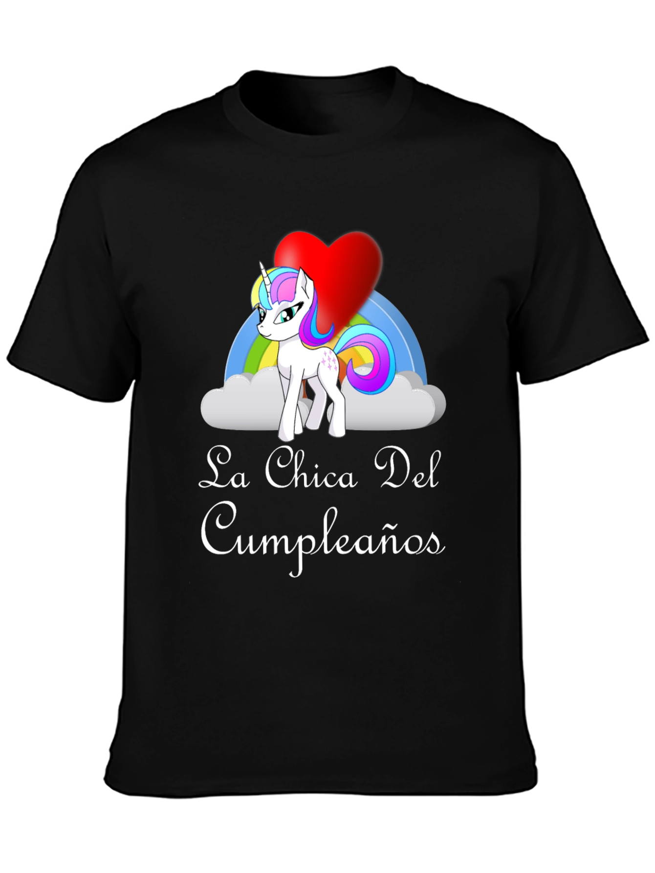 Girls Birthday Unicorn T-Shirt