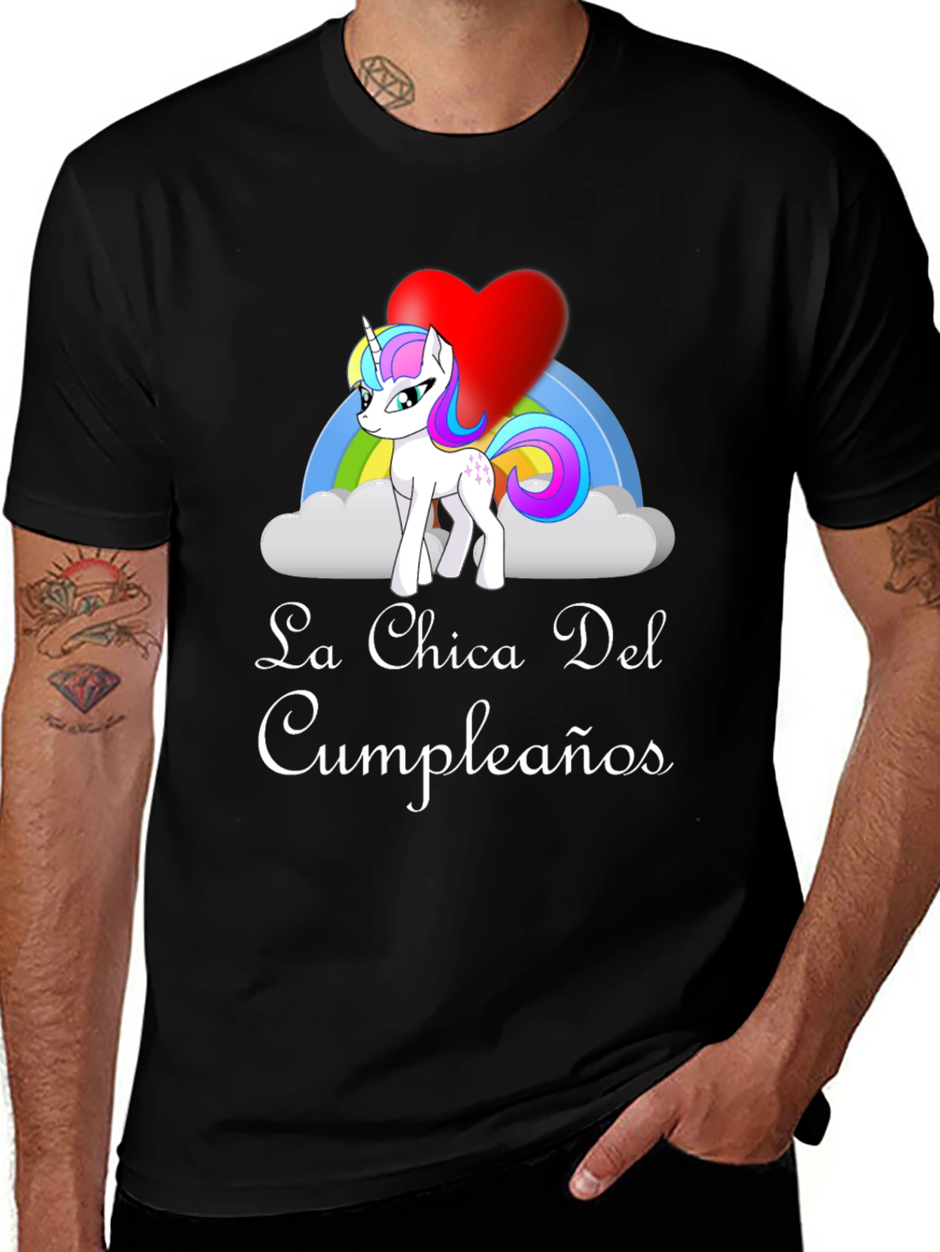 Girls Birthday Unicorn T-Shirt