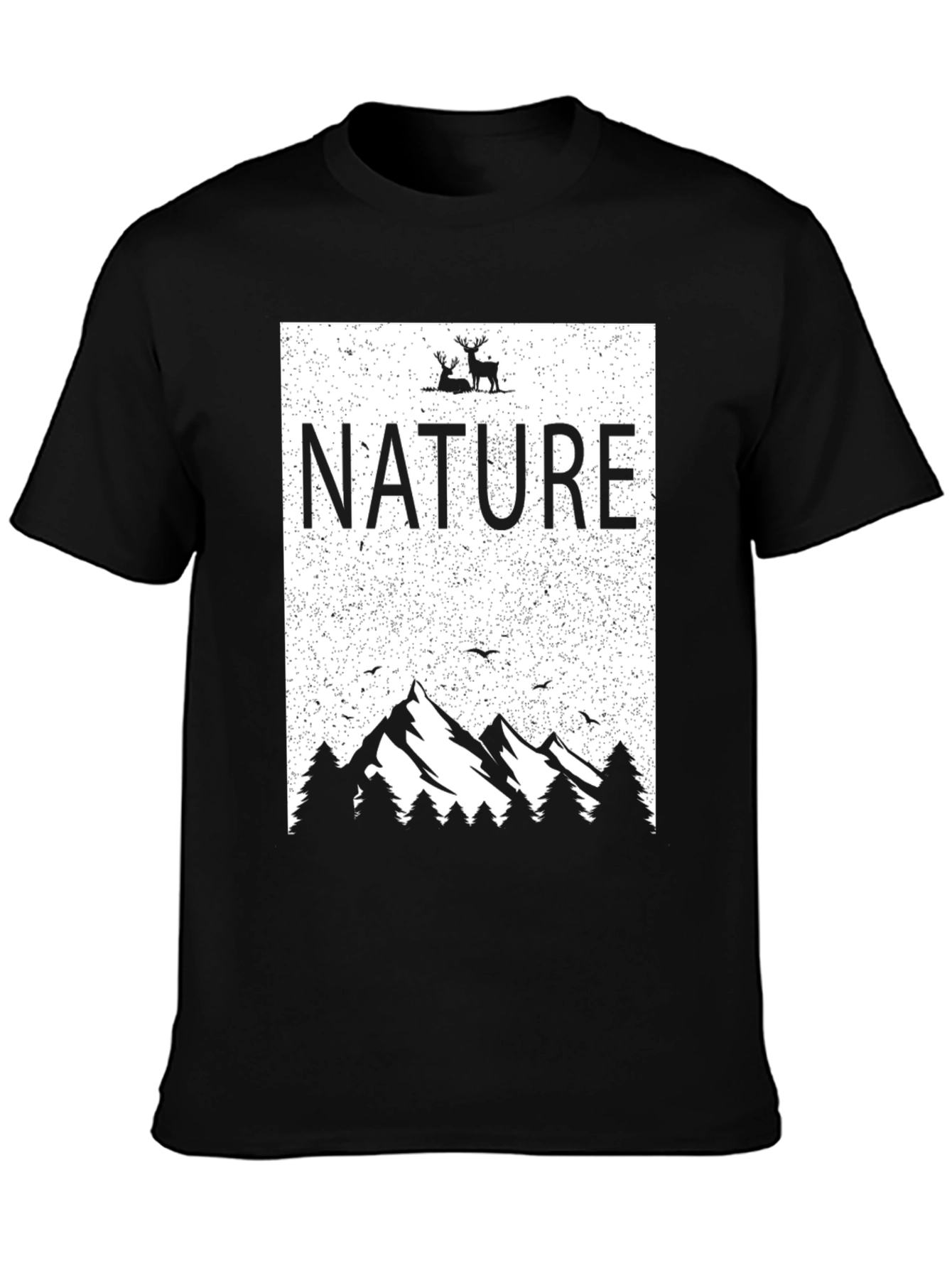 Nature Graphic T-Shirt - Mountain Design