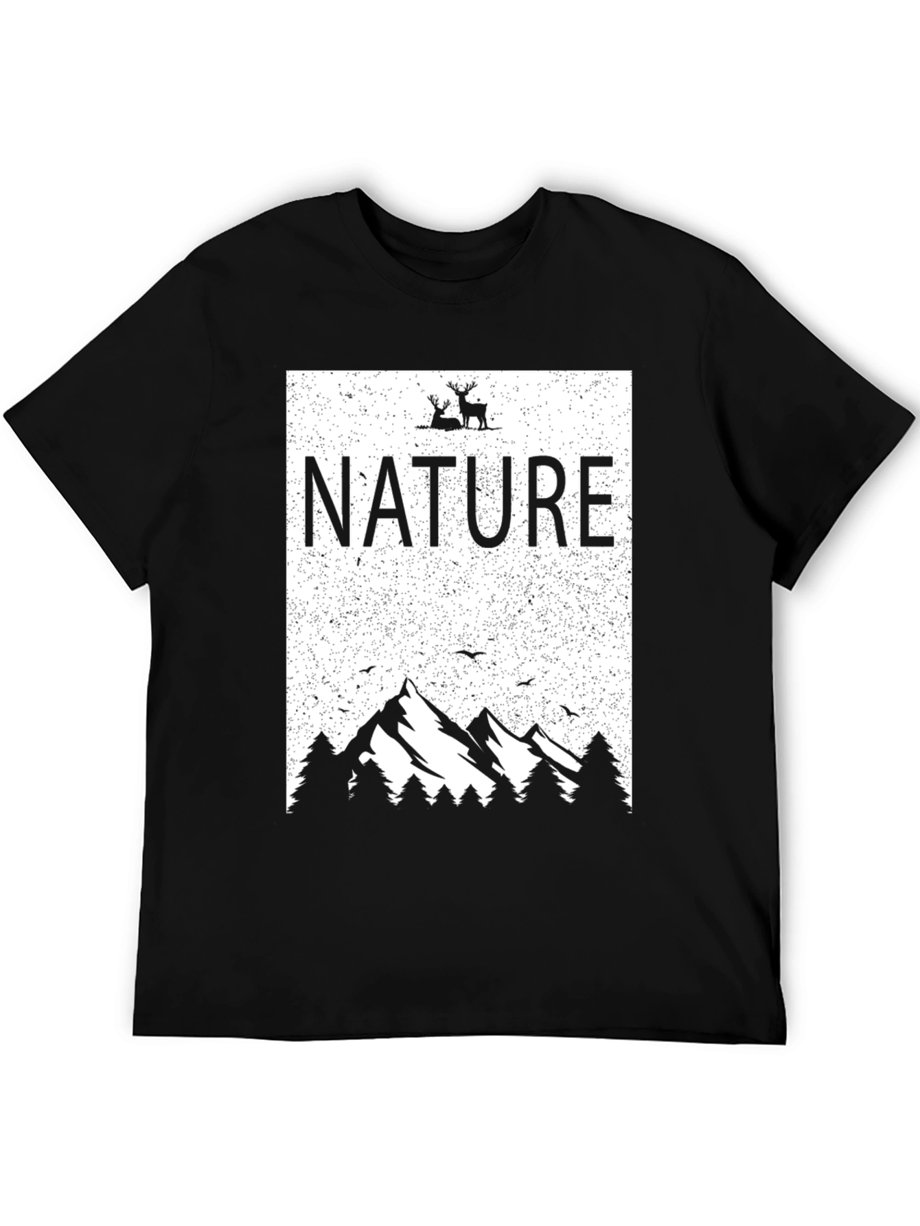Nature Graphic T-Shirt - Mountain Design
