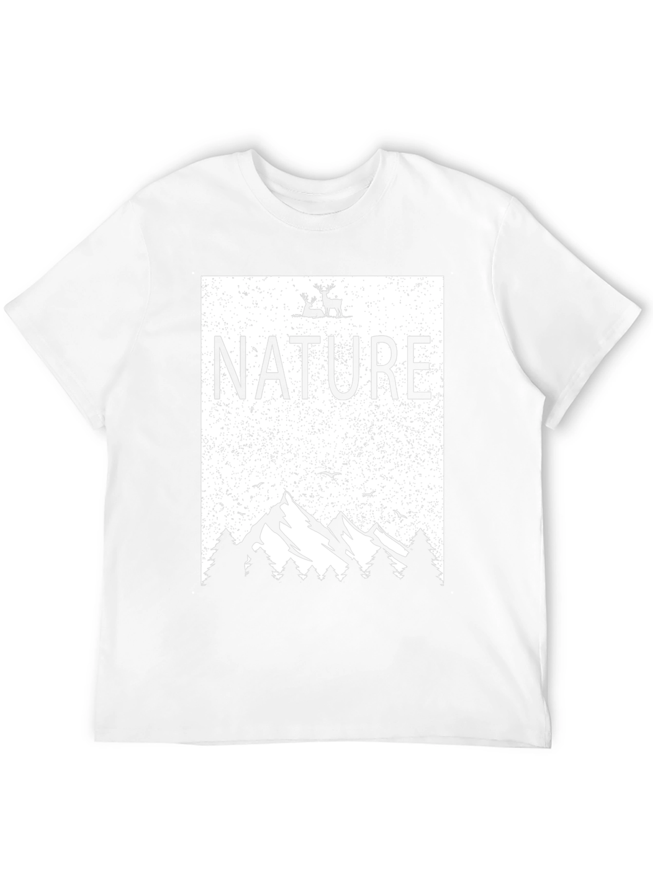 Nature Graphic T-Shirt - Mountain Design
