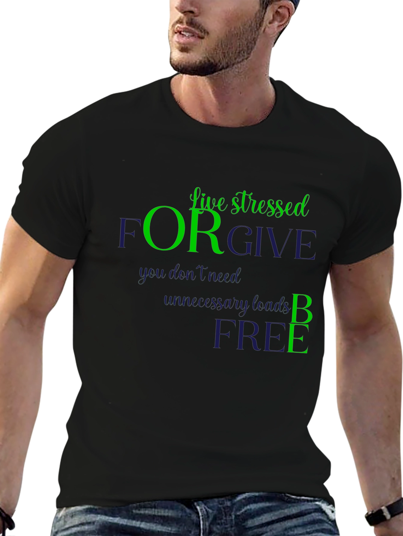 Live Stressed Forgive Graphic Tee