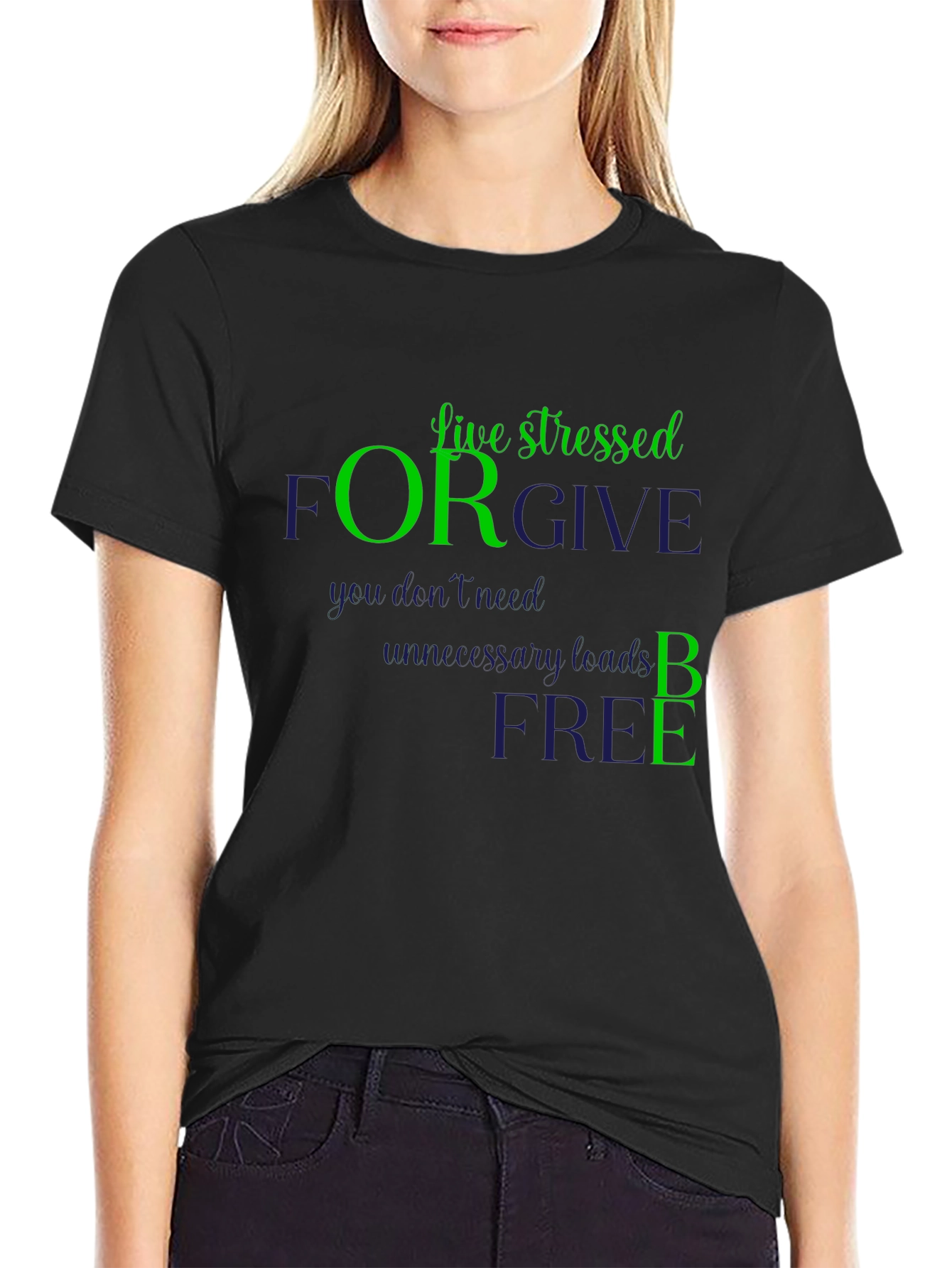 Live Stressed Forgive Graphic Tee