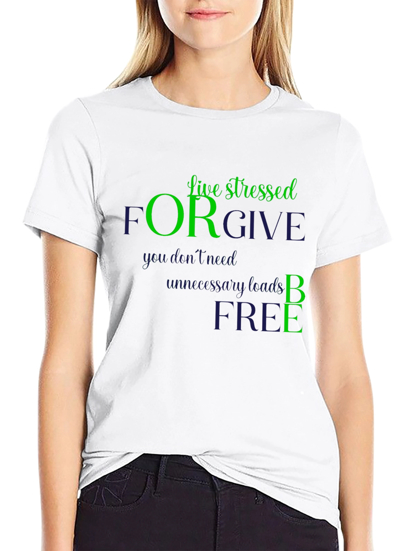 Live Stressed Forgive Graphic Tee