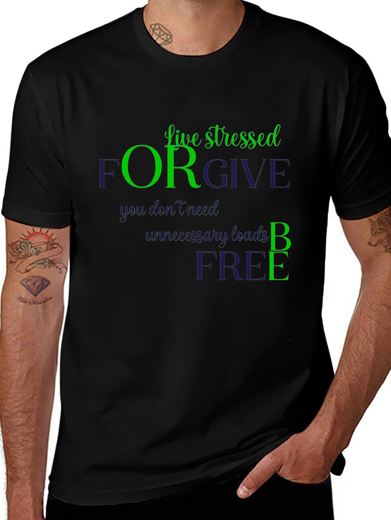 Live Stressed Forgive Graphic Tee
