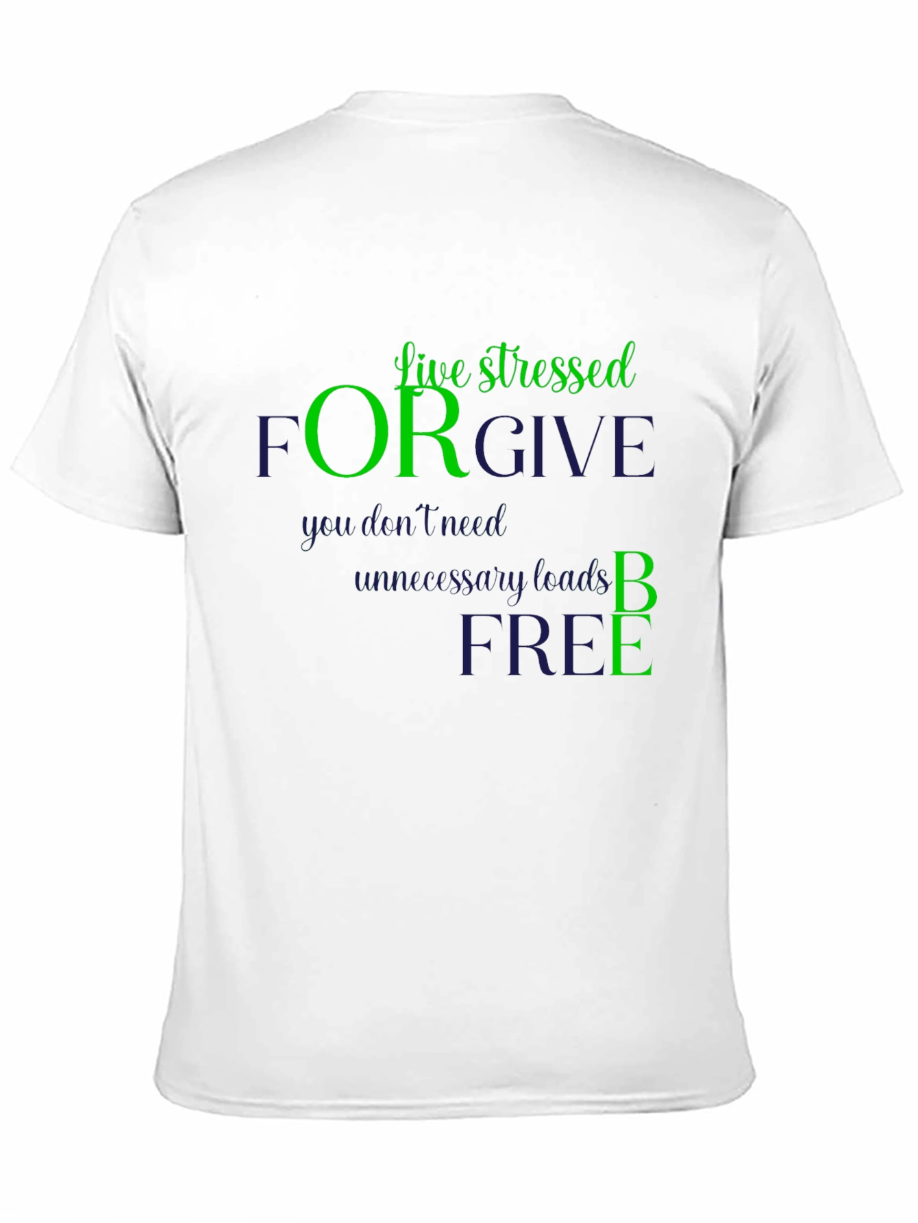 Live Stressed Forgive Graphic Tee