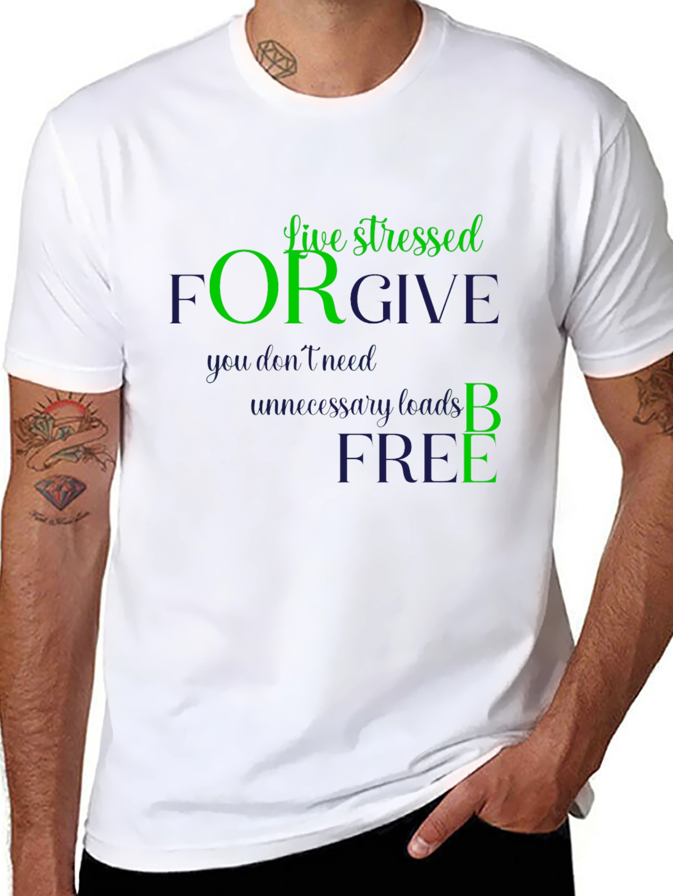 Live Stressed Forgive Graphic Tee