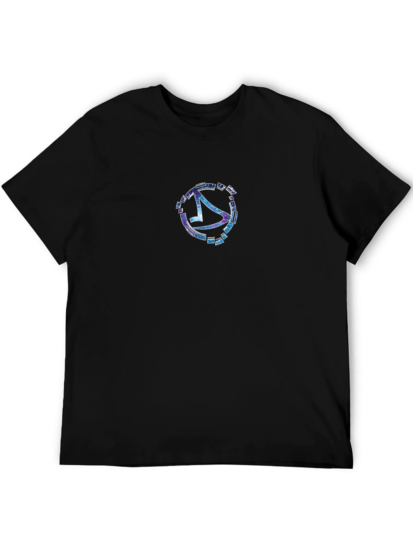 Abstract Logo Graphic Black T-Shirt