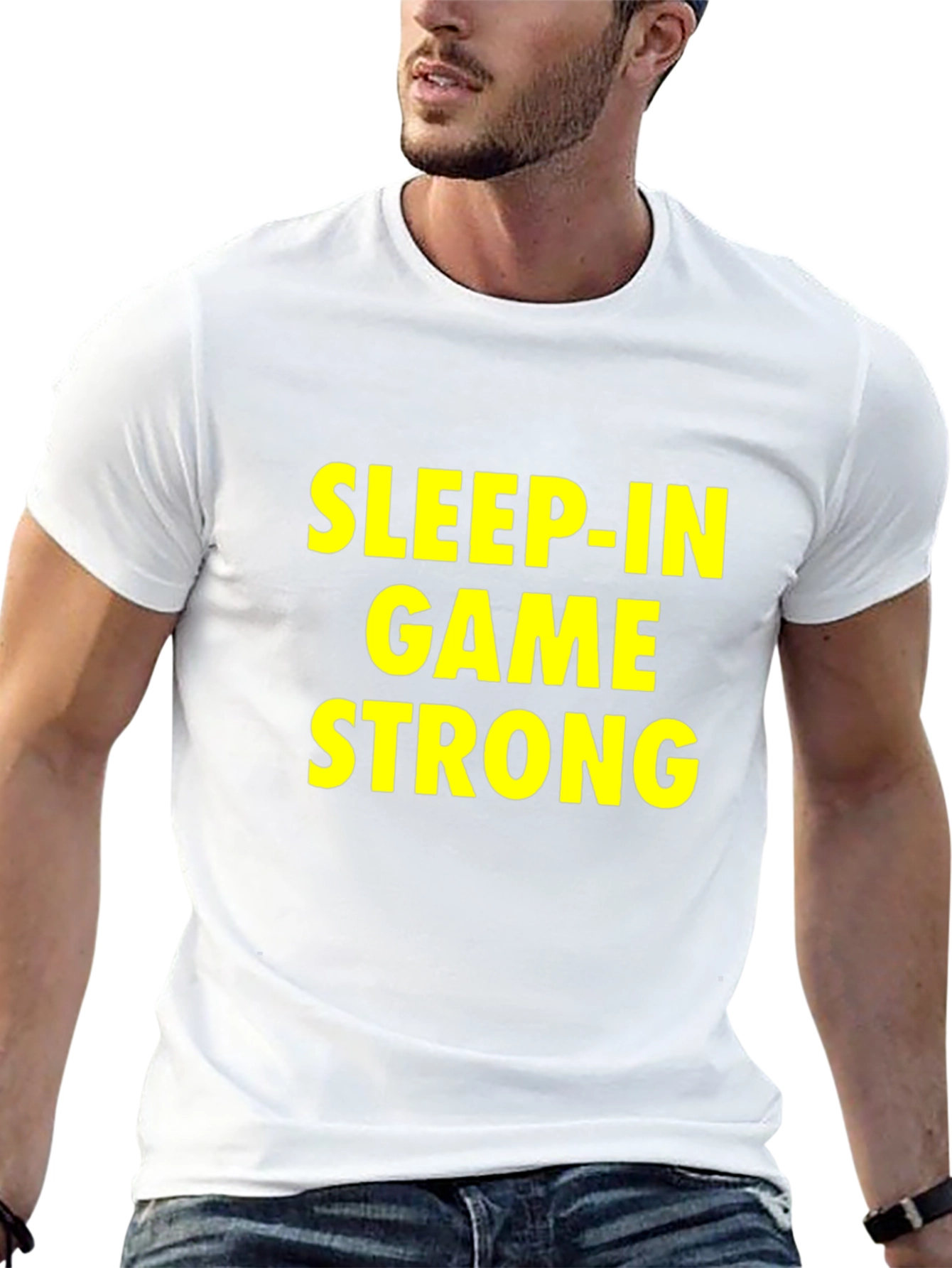 Sleep-In Game Strong Black T-Shirt