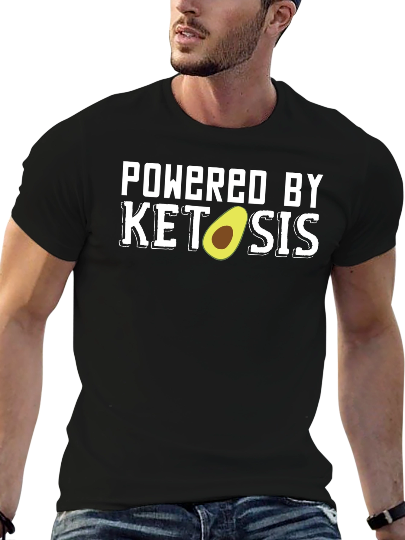 Powered by Ketosis Avocado T-Shirt