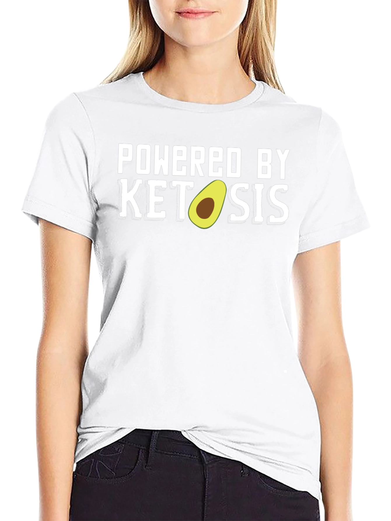 Powered by Ketosis Avocado T-Shirt