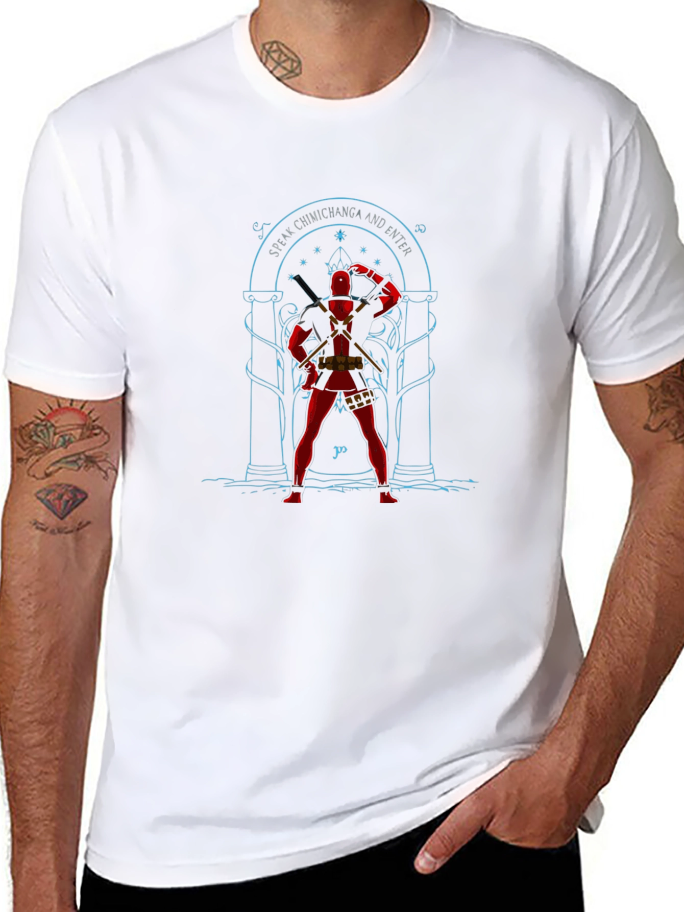 Speak Chimichanga Deadpool T-Shirt