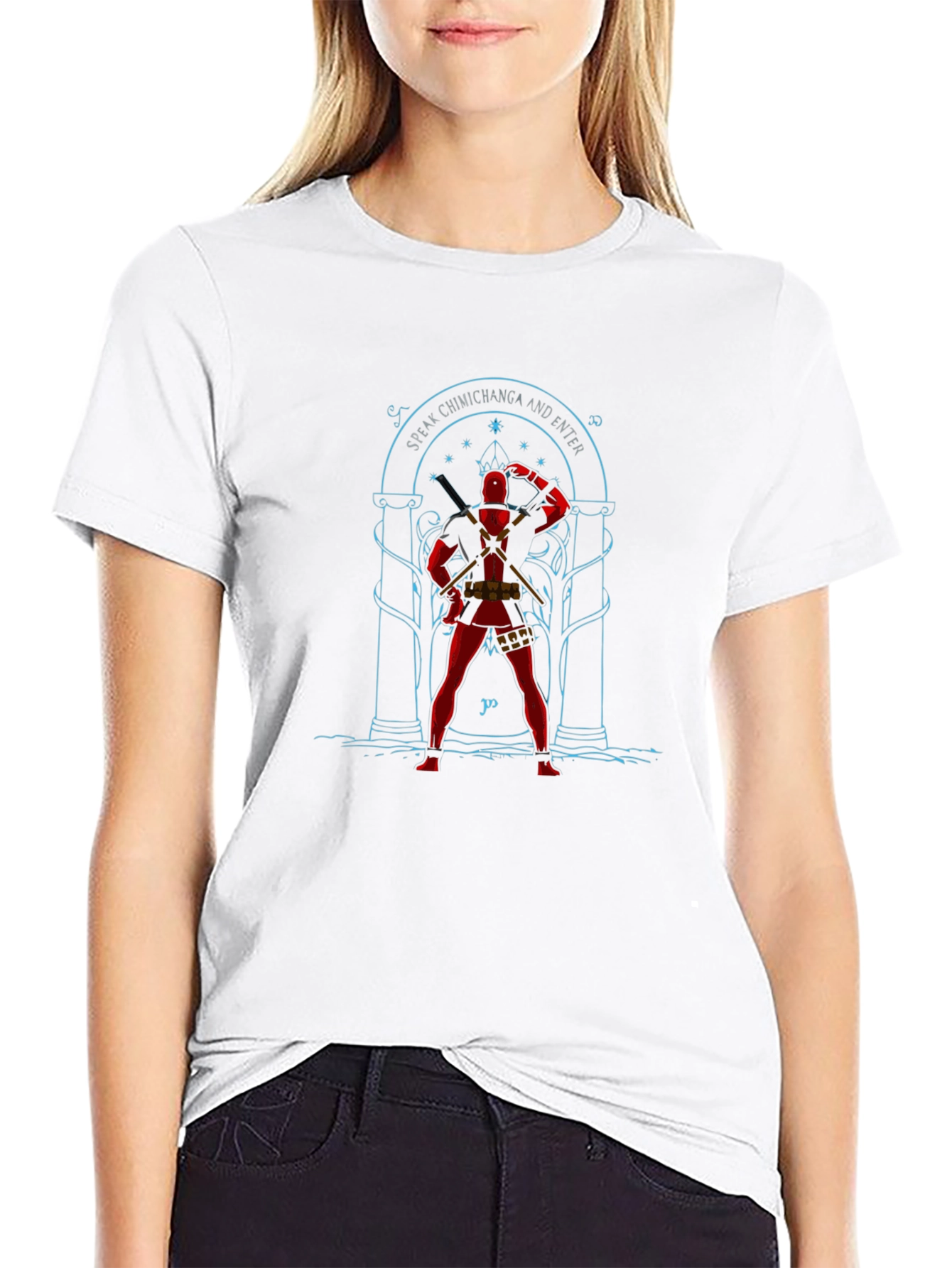 Speak Chimichanga Deadpool T-Shirt
