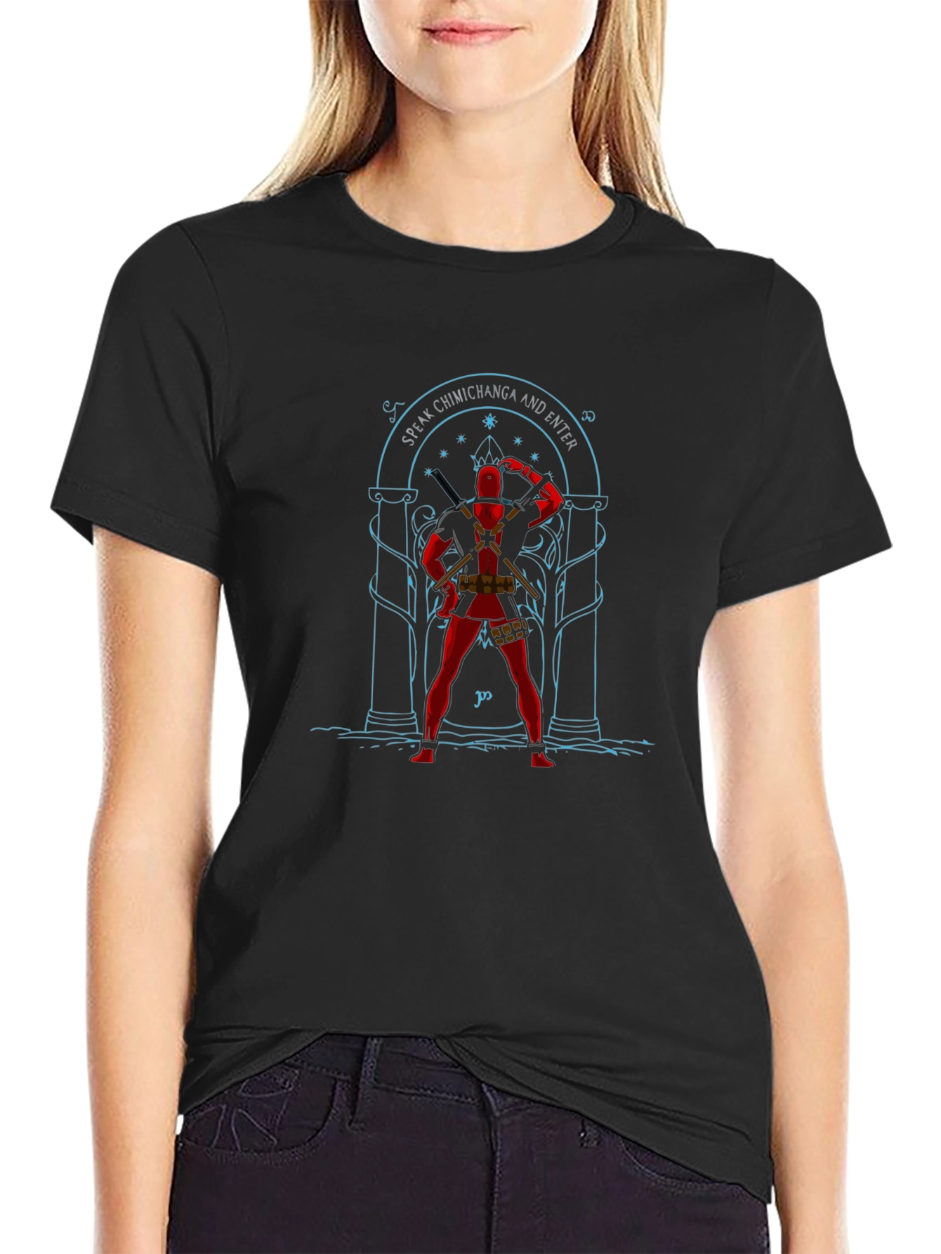 Speak Chimichanga Deadpool T-Shirt