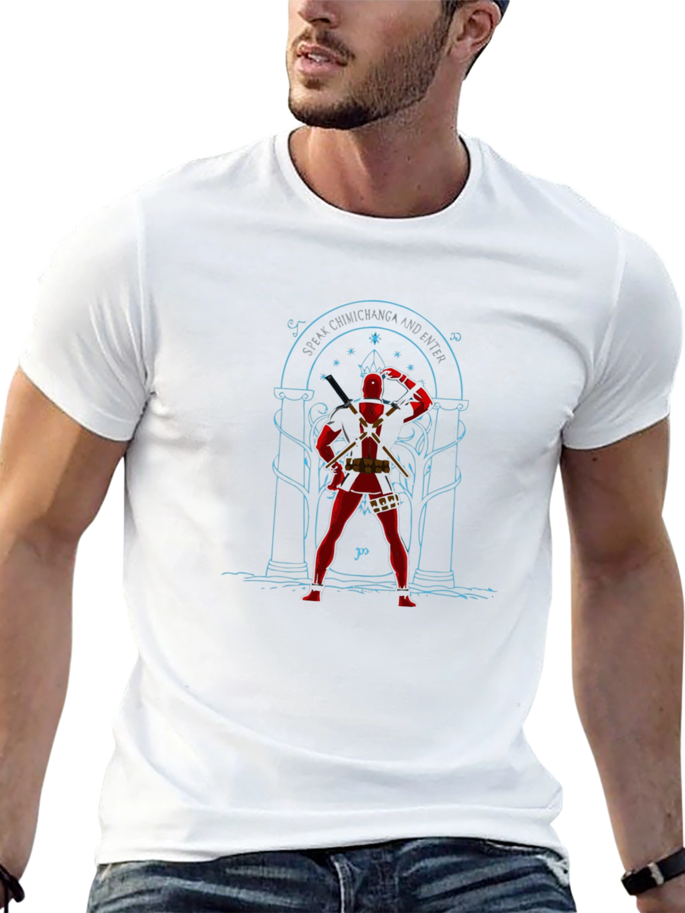 Speak Chimichanga Deadpool T-Shirt