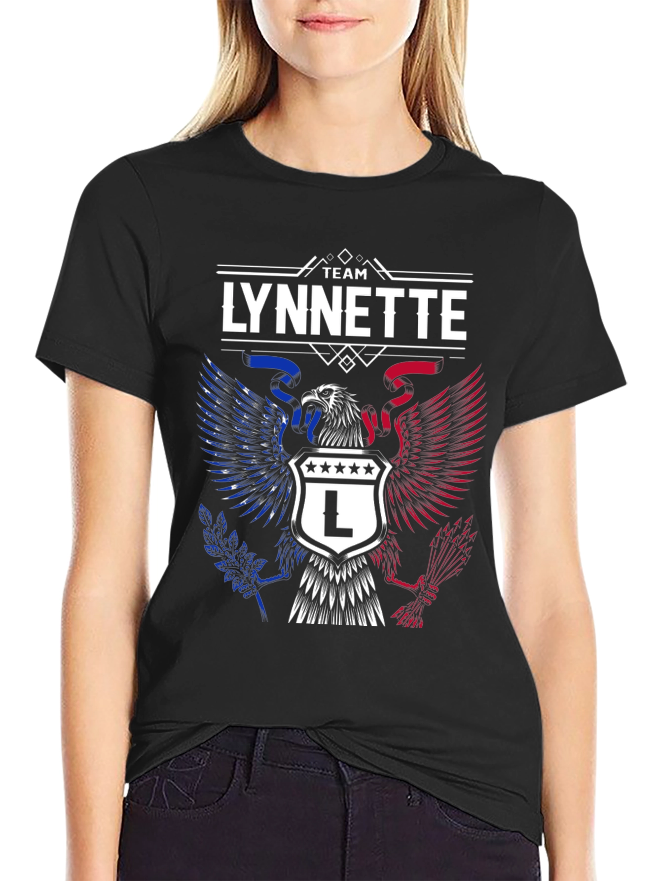 Team Lynnette Patriotic Eagle T-Shirt