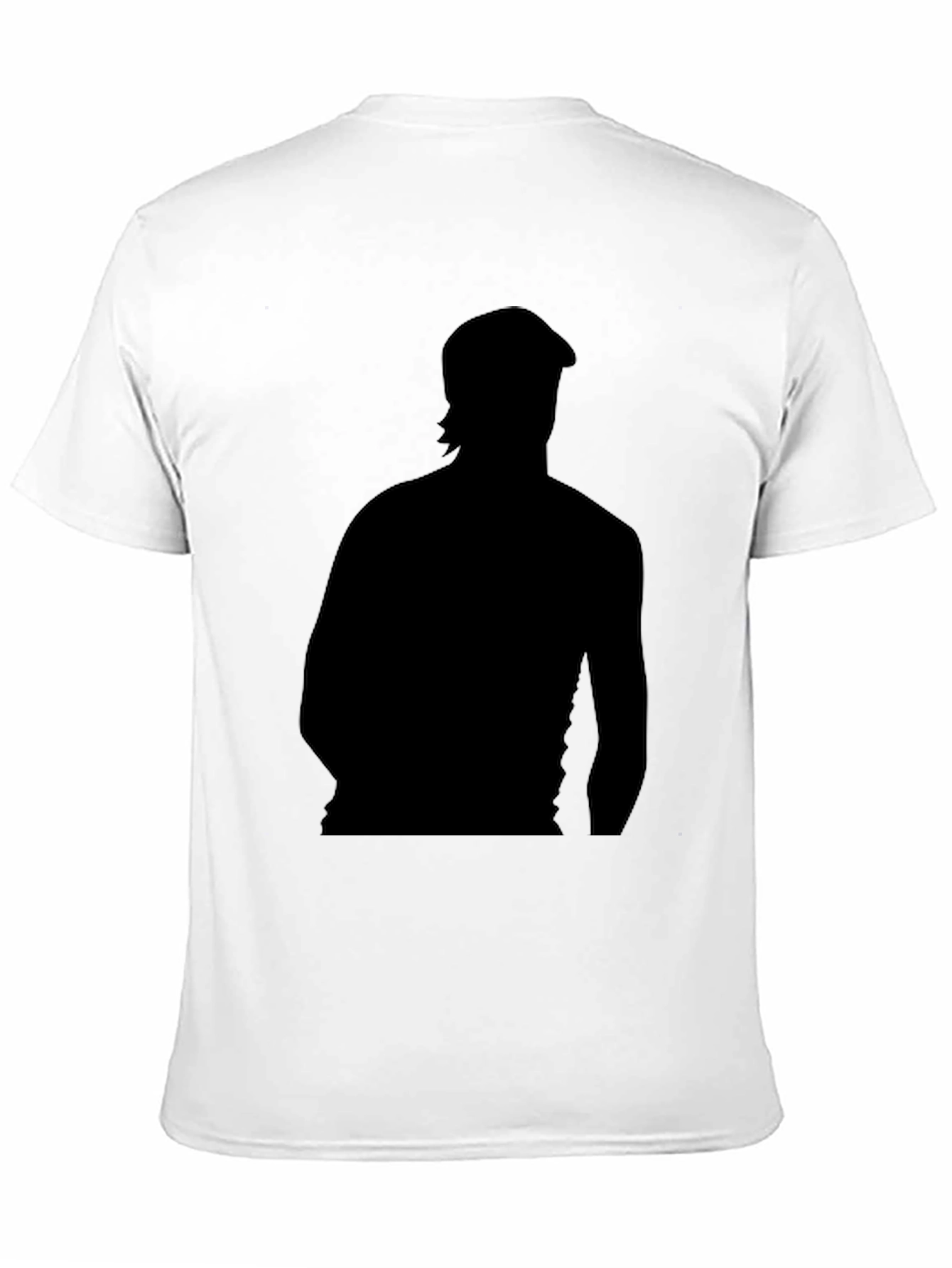 Silhouette Graphic Print Black T-Shirt