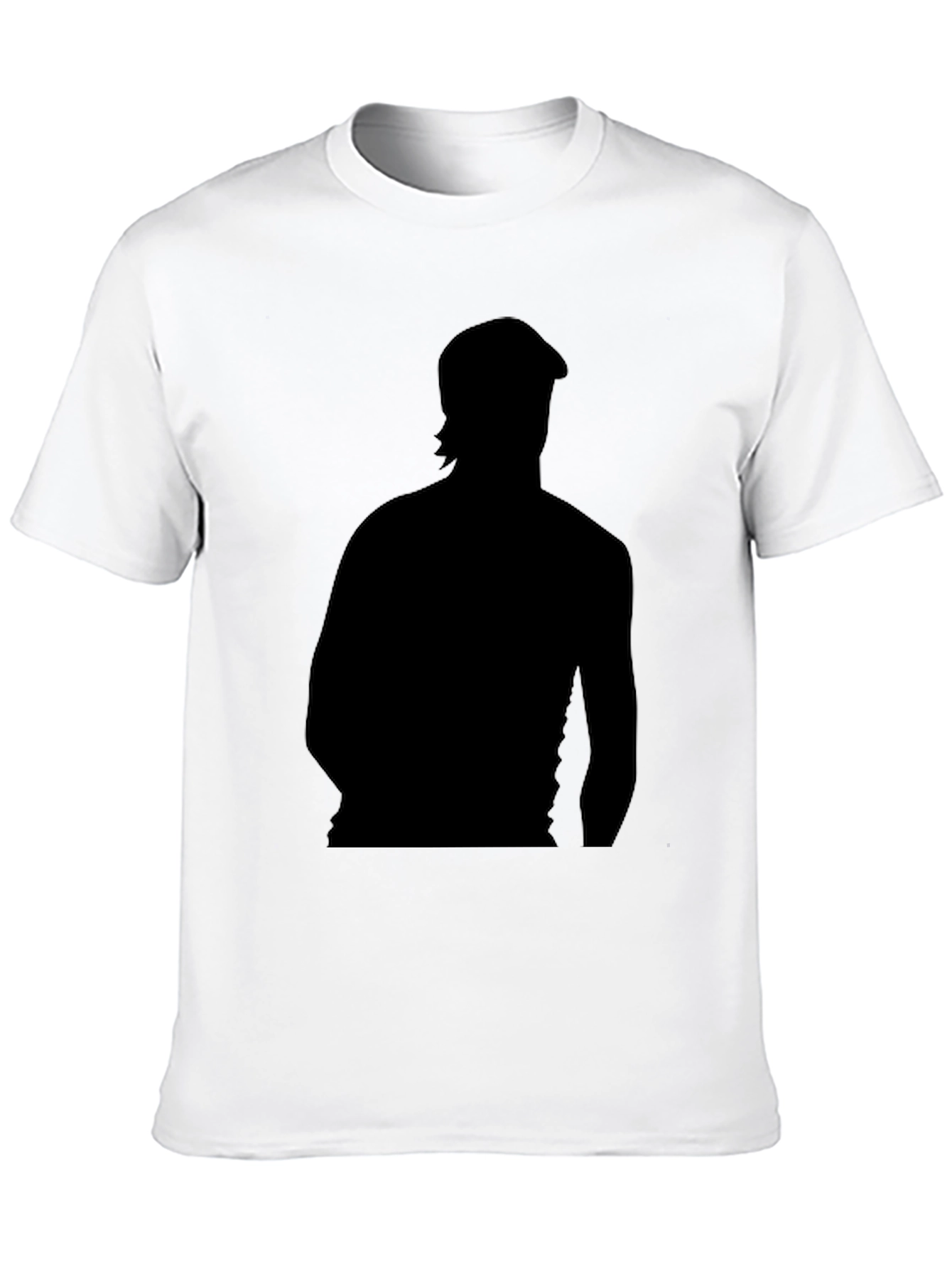 Silhouette Graphic Print Black T-Shirt